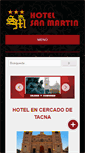Mobile Screenshot of hotelsanmartintacna.com